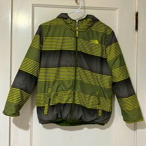 Boys Large 14/16 North Face Coat (reversible)